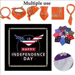 Polyester Paisley Bandana